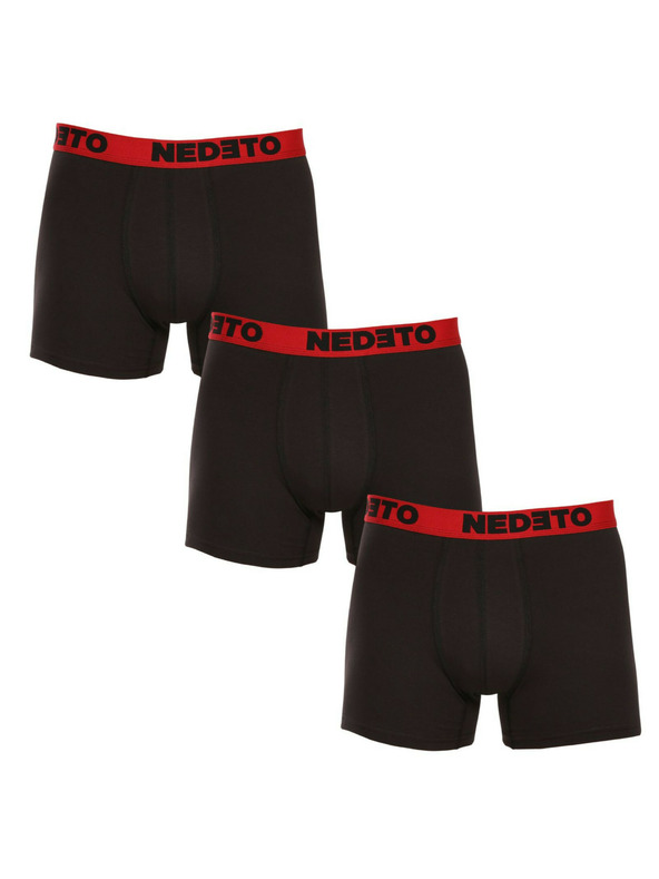 Nedeto Három darabos - férfi Nedeto fekete boxeralsó