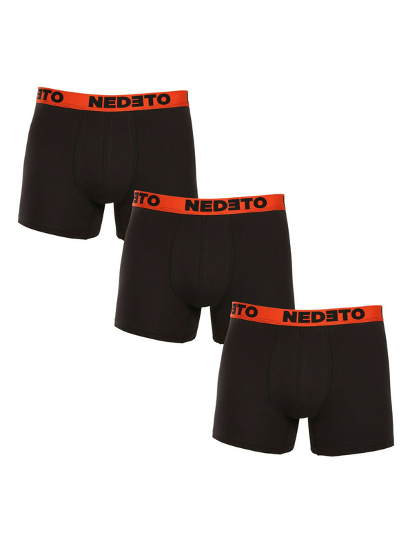 Nedeto Három darabos - férfi Nedeto fekete boxeralsó