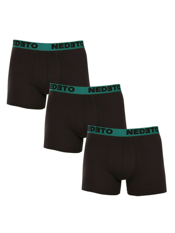 Nedeto Három darabos - férfi Nedeto fekete boxeralsó