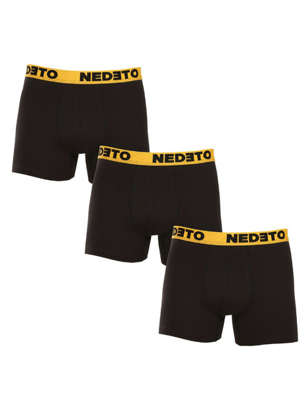 Nedeto Három darabos - férfi Nedeto fekete boxeralsó