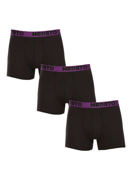 Nedeto Három darabos - férfi Nedeto fekete boxeralsó