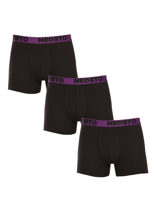 Nedeto Három darabos - férfi Nedeto fekete boxeralsó