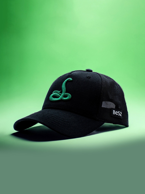 Be52 Be52 Snake prémium baseball sapka fekete/zöld