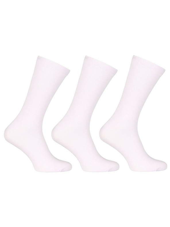 Nedeto Három darabos szett - Nedeto magas bambusz zokni, fehér