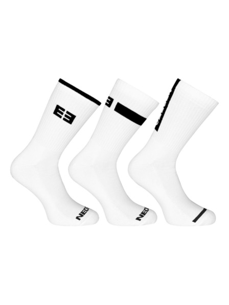 Nedeto Három darabos szett - Nedeto sport magas zokni, fehér
