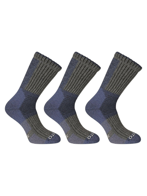 Nedeto Három darabos szett - Nedeto téli magas zokni, kék