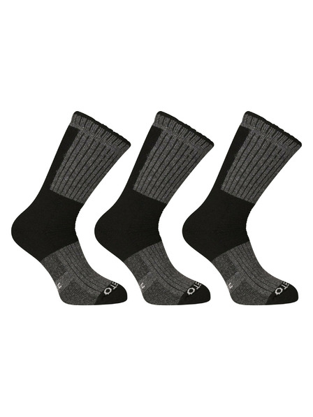 Nedeto Három darabos szett - Nedeto téli magas zokni, fekete