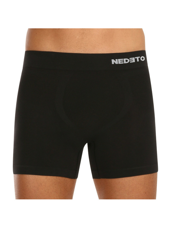 Nedeto Nedeto férfi boxeralsó varrás nélküli bambusz fekete