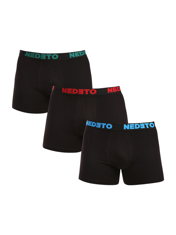 Nedeto Három darabos - férfi Nedeto fekete boxeralsó