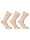 Nedeto Nedeto három darabos szett - magas szárú orvosi zokni bézs színben