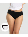 DIM Női varrás nélküli alsó 2 db - fekete - fehér