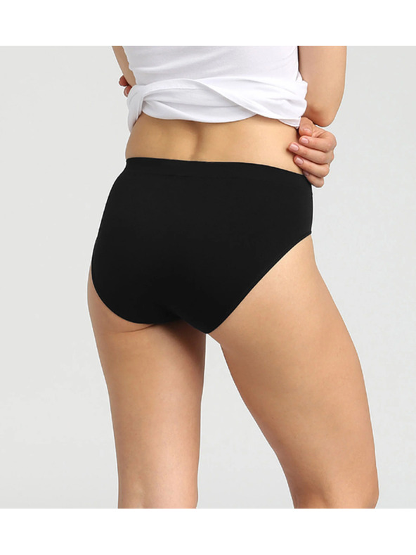 DIM Női varrás nélküli alsó 2 db - fekete - fehér