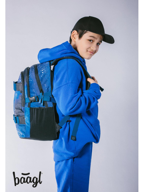 BAAGL  BAAGL 3 SZETT Skate Steel: hátizsák, tolltartó, zsák