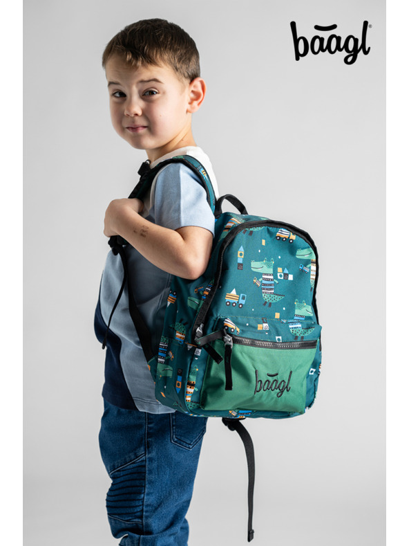 BAAGL  BAAGL Óvodai hátizsák Krokodil