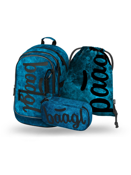 BAAGL  BAAGL 3 SZETT Core Óceán: hátizsák, tolltartó, tasak