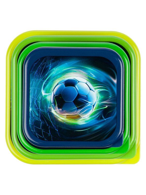 BAAGL  BAAGL 4 az 1-ben Uzsonnás doboz Futball