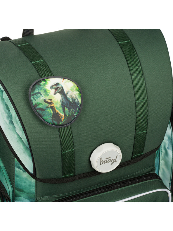 BAAGL  BAAGL 3 SZETT Ergo Dínó: táska, tolltartó, tasak