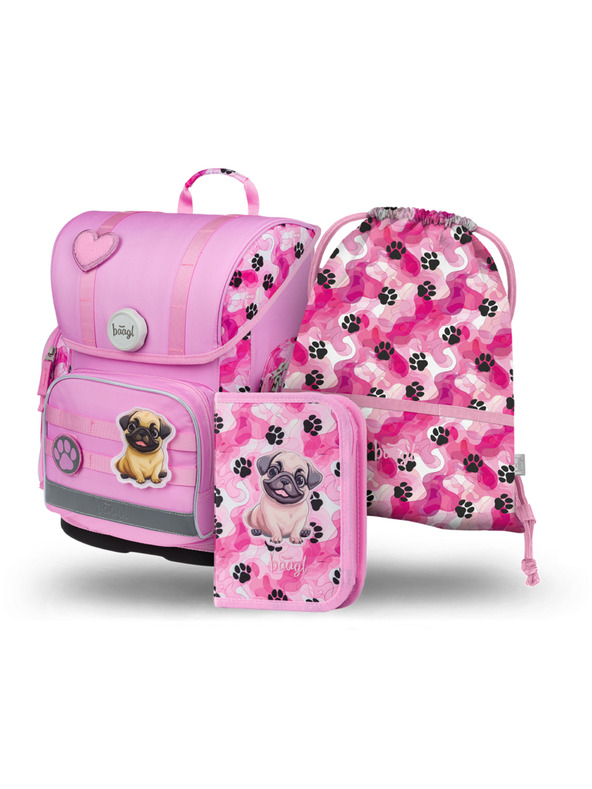 BAAGL  BAAGL SZETT 3 Ergo Talpak: hátizsák, tolltartó, zsák