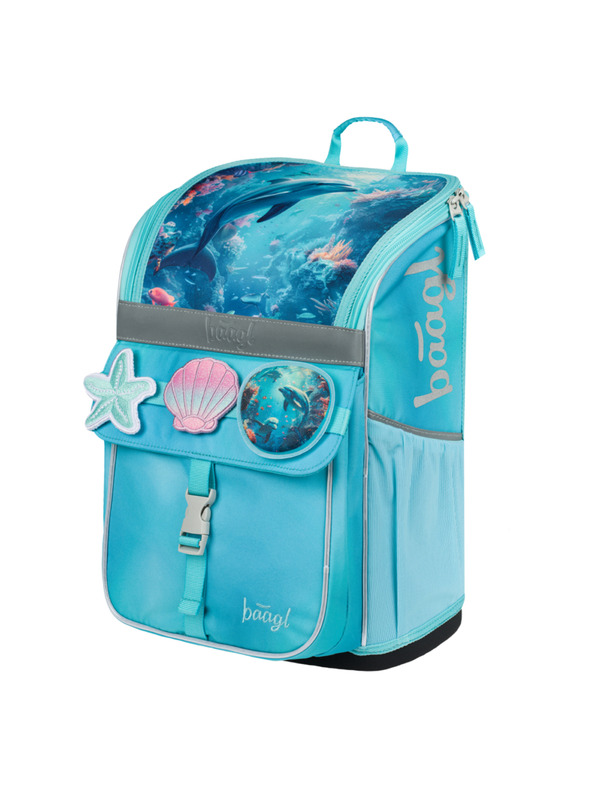 BAAGL  BAAGL Iskolai hátizsák Zippy Delfin