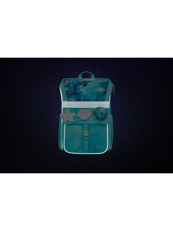 BAAGL  BAAGL Iskolai hátizsák Zippy Delfin