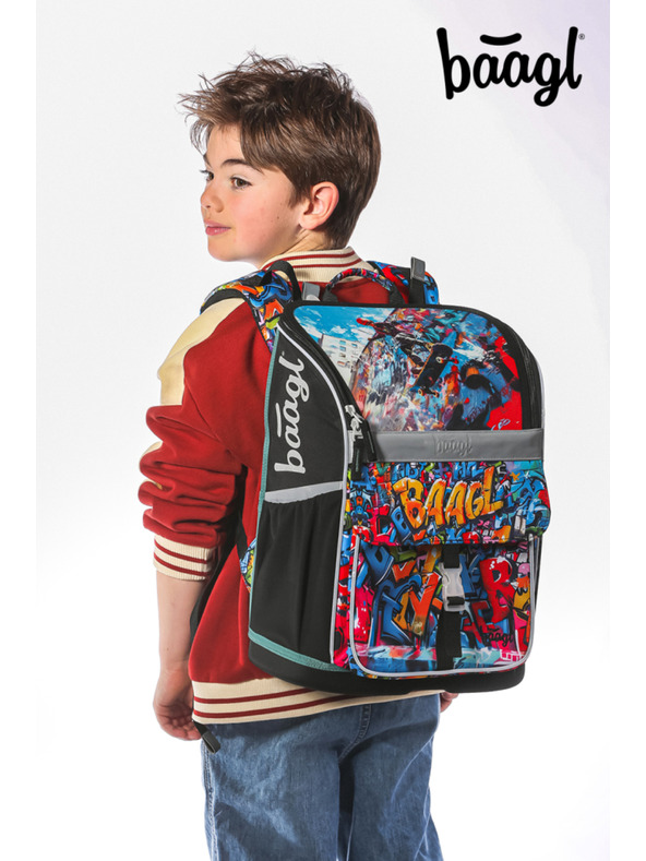 BAAGL  BAAGL Iskolai táska Zippy Gördeszkatelep