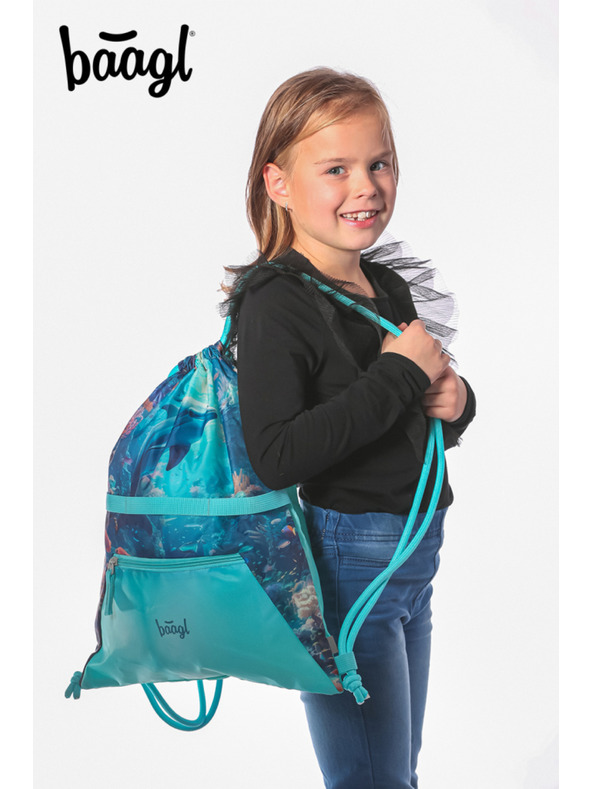 BAAGL  BAAGL Zsák zsebbel Delfin