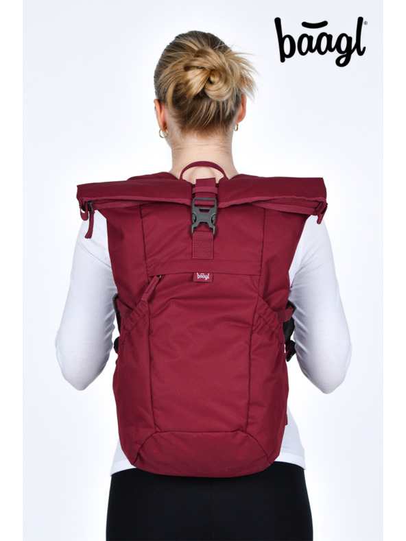 BAAGL  BAAGL Hátizsák Roll Bordó GRS