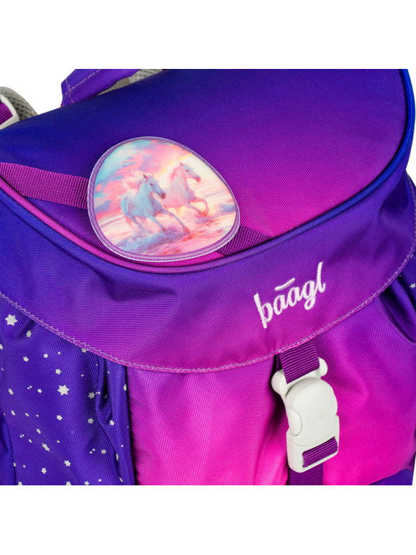 BAAGL  BAAGL Iskolai hátizsák Airy Lovak szívvel