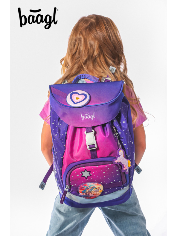 BAAGL  BAAGL 3 SZETT AIRY Lovak szíve: hátizsák, tolltartó, zsák