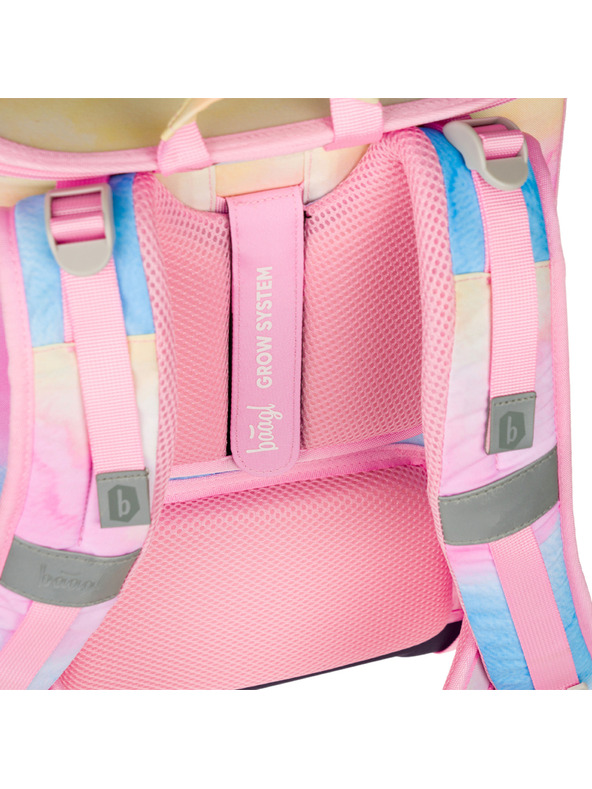 BAAGL  BAAGL Iskolai hátizsák Zippy plus Szivárvány Unikornis