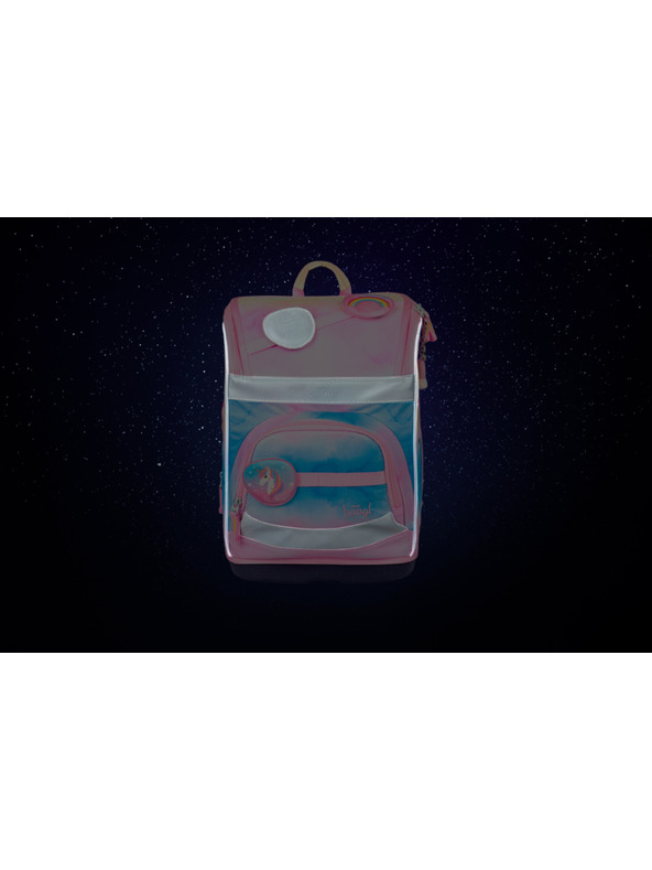 BAAGL  BAAGL Iskolai hátizsák Zippy plus Szivárvány Unikornis