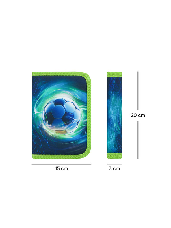 BAAGL  BAAGL SZETT 3 Zippy plus Focilabda: iskolatáska, tolltartó, zacskó