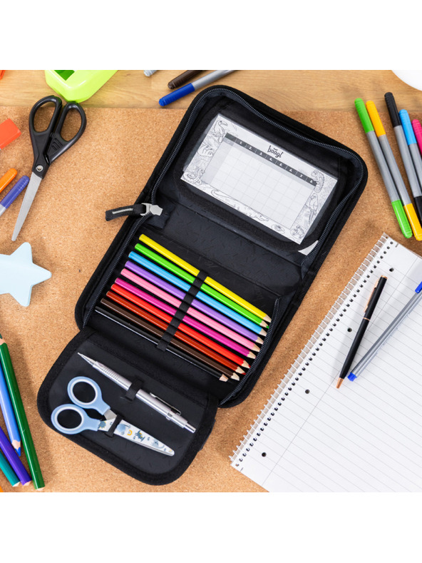 BAAGL  BAAGL Iskolai egyszintes tolltartó Pixel Space