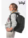 BAAGL  BAAGL Iskolai hátizsák Core Uni fekete
