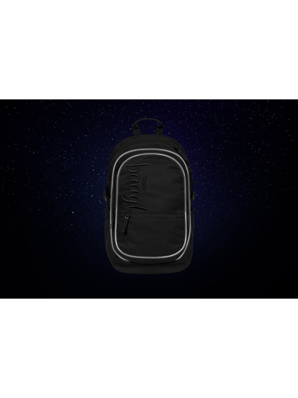 BAAGL  BAAGL Iskolai hátizsák Core Uni fekete