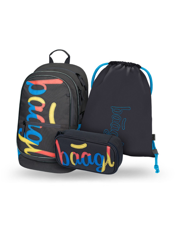 BAAGL  BAAGL SZETT 3 Core Logo mix: hátizsák, tolltartó, zacskó