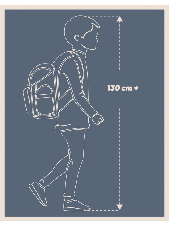 BAAGL  BAAGL Iskolai hátizsák Skate Indigo