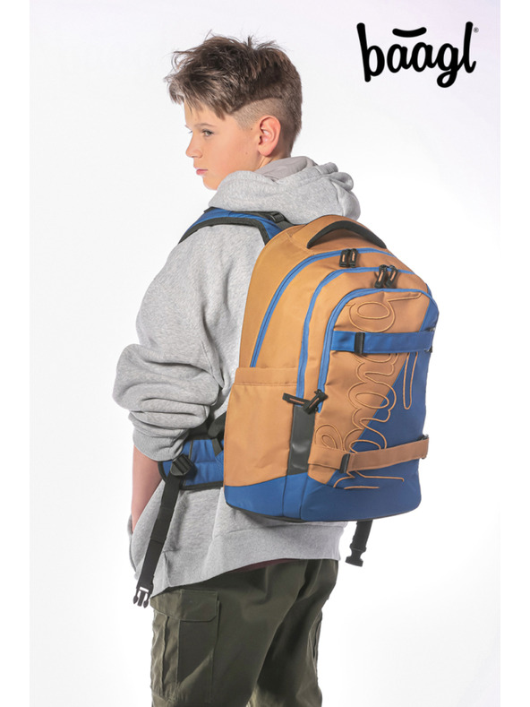 BAAGL  BAAGL Iskolai hátizsák Skate max Duo