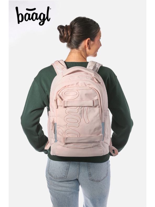 BAAGL  BAAGL 3 SZETT Skate max Krémes: hátizsák, tolltartó, zsák