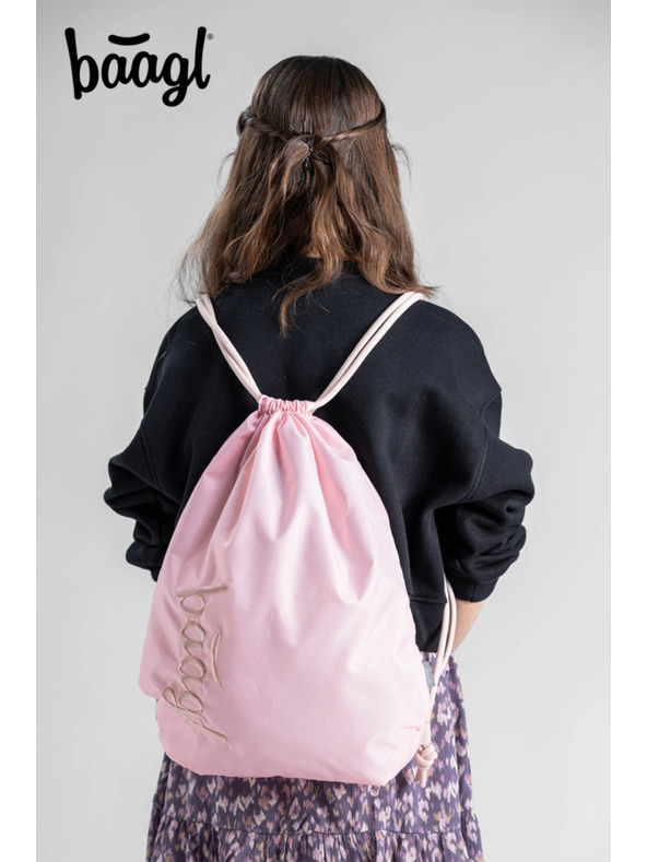 BAAGL  BAAGL 3 SZETT Skate max Krémes: hátizsák, tolltartó, zsák