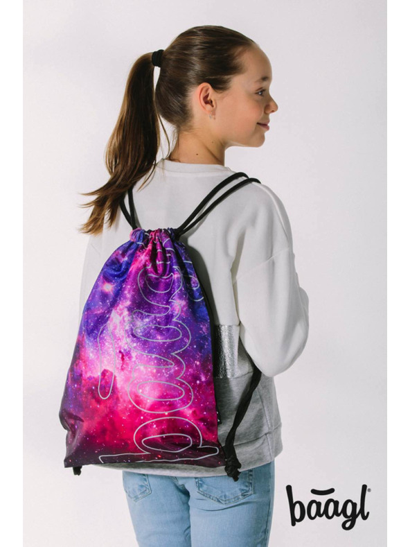 BAAGL  BAAGL 3 SZETT Skate max Galaxis: hátizsák, tolltartó, zsák