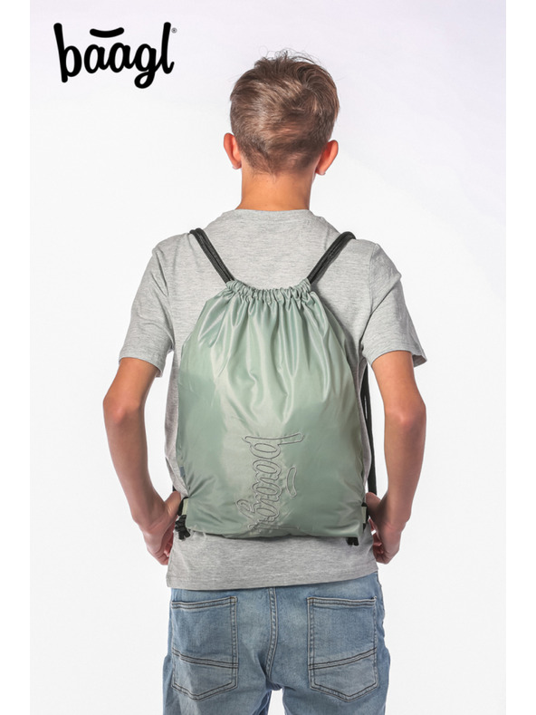 BAAGL  BAAGL 3 SZETT Skate max Menta: hátizsák, tolltartó, zsák