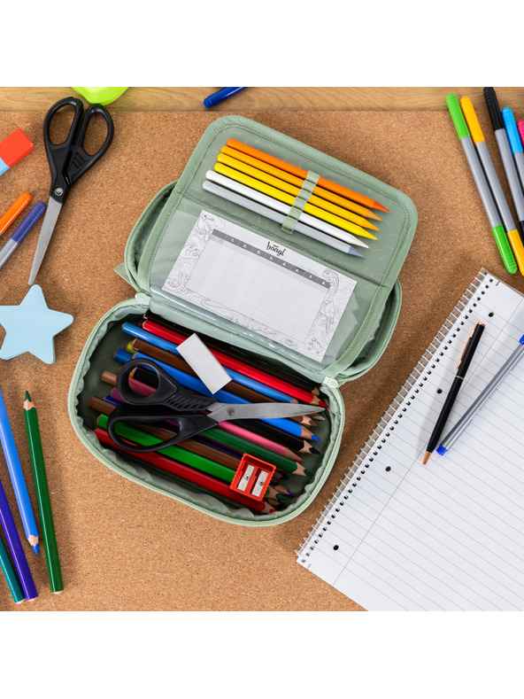 BAAGL  BAAGL 3 SZETT Skate max Menta: hátizsák, tolltartó, zsák