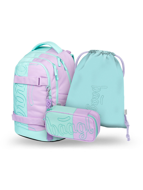 BAAGL  BAAGL SZETT 3 Skate max Édes: hátizsák, tolltartó, zsák