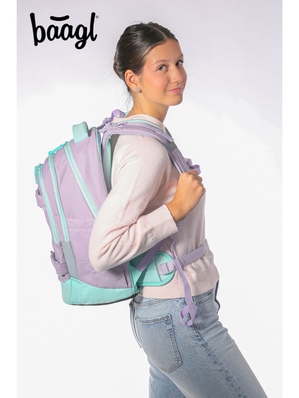 BAAGL  BAAGL SZETT 3 Skate max Édes: hátizsák, tolltartó, zsák