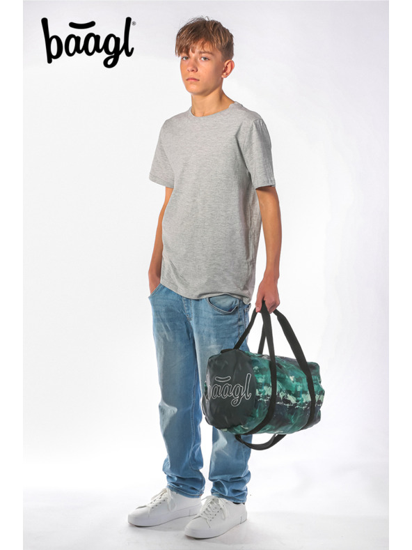 BAAGL  BAAGL SET 3 Skate Forest: hátizsák, tolltartó, sporttáska