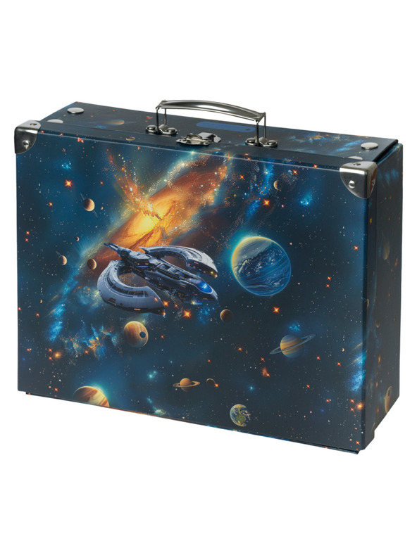 BAAGL  BAAGL Összehajtható iskolai táska Világűr vasalattal