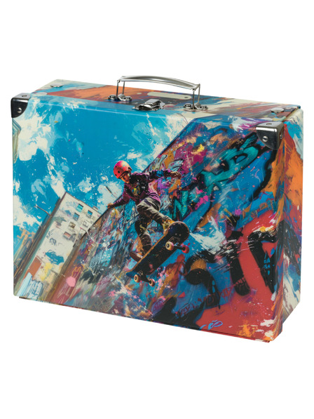 BAAGL  BAAGL Összehajtható iskolai táska Skatepark szerelvényekkel