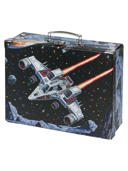 BAAGL  BAAGL Összehajtható iskolai táska Pixel Space szerelvényekkel