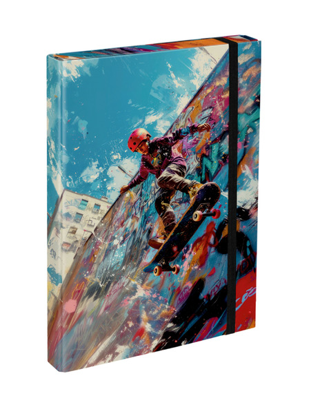 BAAGL  BAAGL A4-es iskolai füzetmappa Skatepark